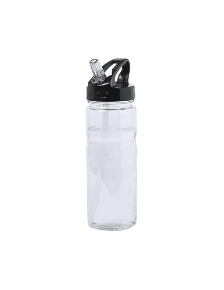 Botella agua reutilizable tritán Tarrasa sin BPA con pajita 650ml PERSONALIZABLE