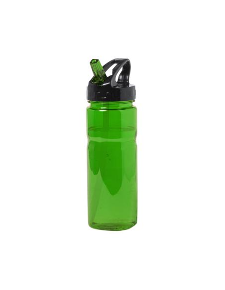 Botella agua reutilizable tritán Tarrasa sin BPA con pajita 650ml PERSONALIZABLE