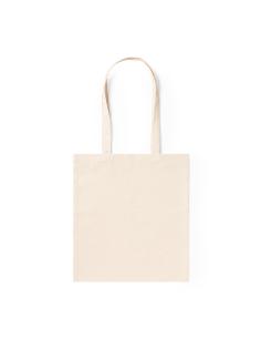 Bolsa de tela Badajoz algodón 140g/m2 natur asas largas PERSONALIZABLE