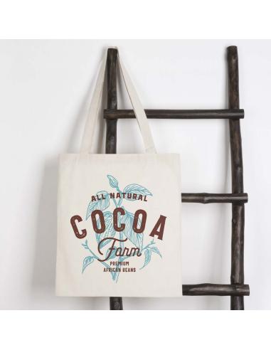 Bolsa de tela Badalona algodón 180g/m2 natur asas largas PERSONALIZABLE