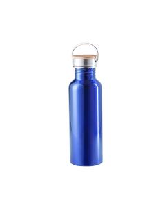 Botella agua de acero inoxidable Nasice con tapa de bambú sin BPA 800ml PERSONALIZABLE