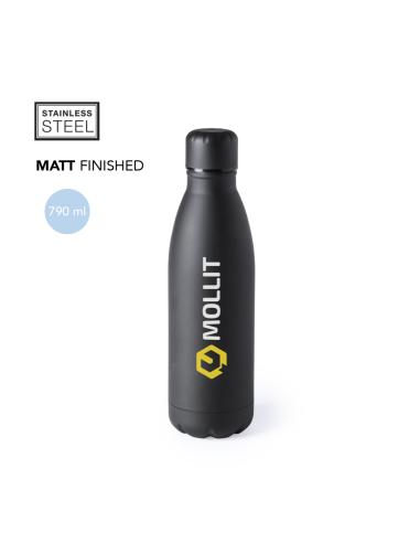 Botella agua de acero inoxidable Giza sin BPA 790ml PERSONALIZABLE