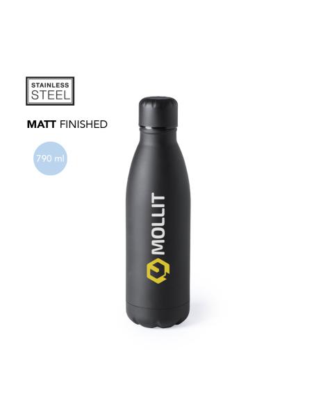 Botella agua de acero inoxidable Giza sin BPA 790ml PERSONALIZABLE