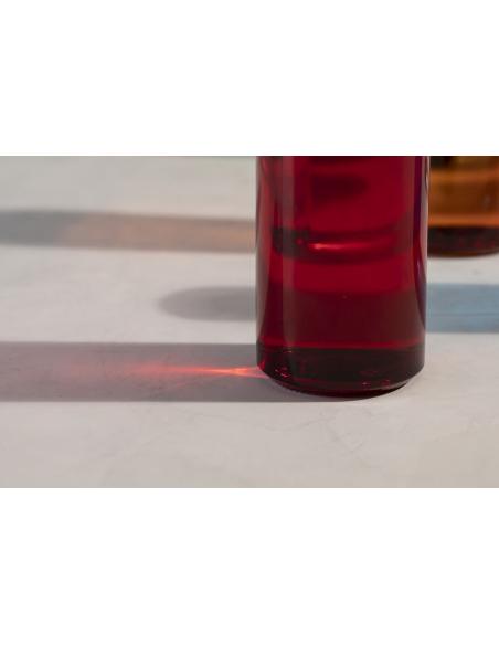 Botella de cristal Metkovic con tapa de acero inoxidable sin BPA colores 500ml PERSONALIZABLE