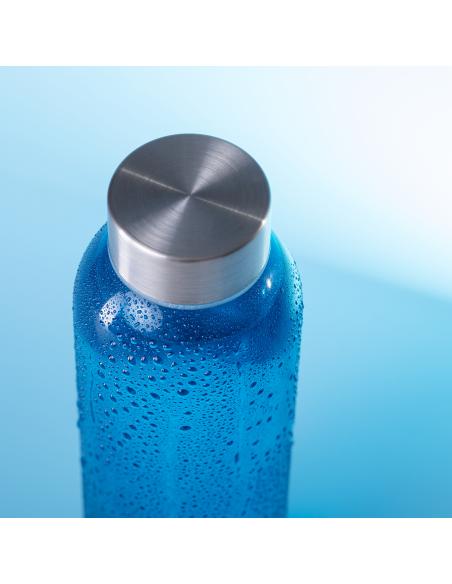 Botella de cristal Metkovic con tapa de acero inoxidable sin BPA colores 500ml PERSONALIZABLE