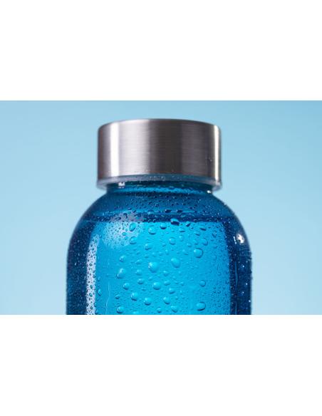 Botella de cristal Metkovic con tapa de acero inoxidable sin BPA colores 500ml PERSONALIZABLE