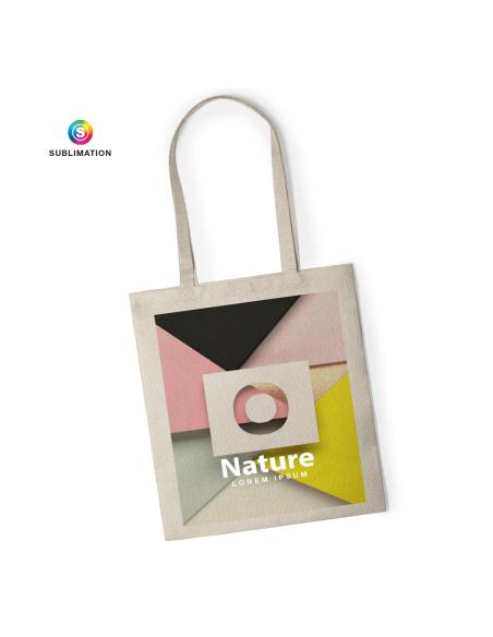 Bolsa de poliéster Worms especial sublimación asas largas PERSONALIZABLE