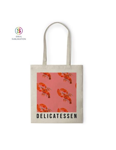 Bolsa de poliéster Worms especial sublimación asas largas PERSONALIZABLE