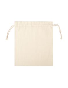 Bolsa de tela Alcorcón algodón con cuerdas para regalo 105g/m2 natur PERSONALIZABLE 2