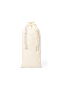 Bolsa de tela Kolkata algodón con cuerdas para botellas 105g/m2 natur PERSONALIZABLE