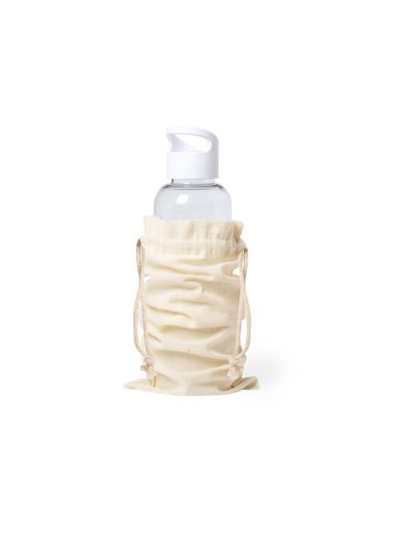 Bolsa de tela Kolkata algodón con cuerdas para botellas 105g/m2 natur PERSONALIZABLE