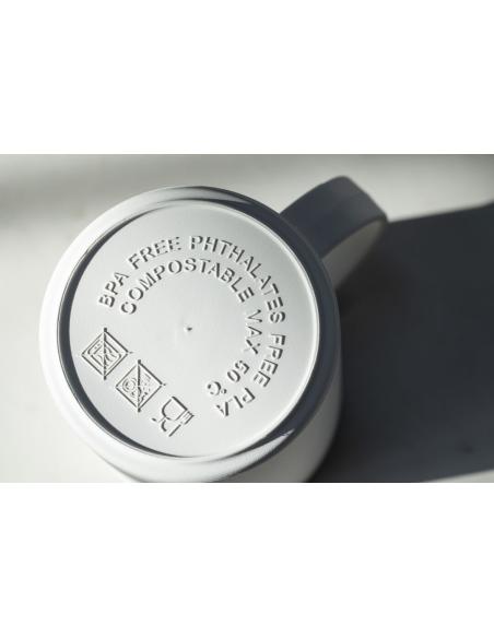 Taza de PLA biodegradable Marruecos sin BPA reutilizable 350ml PERSONALIZABLE