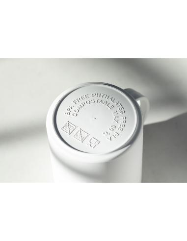 Taza de PLA biodegradable Marruecos sin BPA reutilizable 350ml PERSONALIZABLE