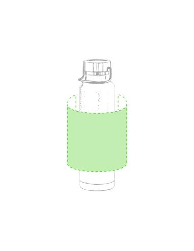 Botella agua de acero inoxidable Semarang doble capa tapón con asa 650ml PERSONALIZABLE