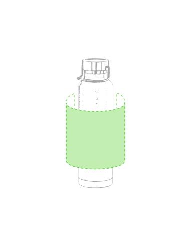 Botella agua de acero inoxidable Semarang doble capa tapón con asa 650ml PERSONALIZABLE