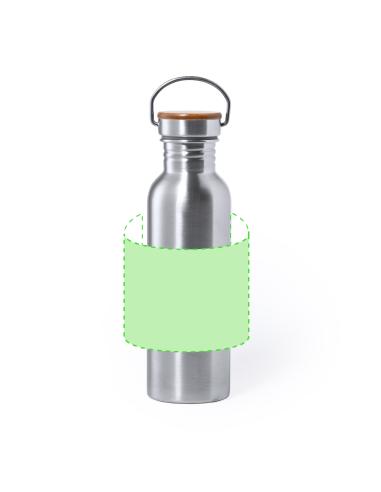 Botella agua de acero inoxidable Palma sin BPA 800ml PERSONALIZABLE