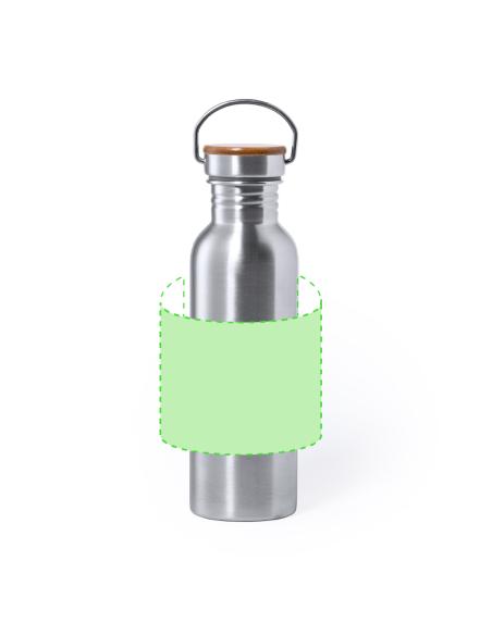 Botella agua de acero inoxidable Palma sin BPA 800ml PERSONALIZABLE