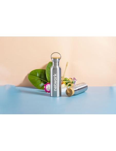 Botella agua de acero inoxidable Palma sin BPA 800ml PERSONALIZABLE