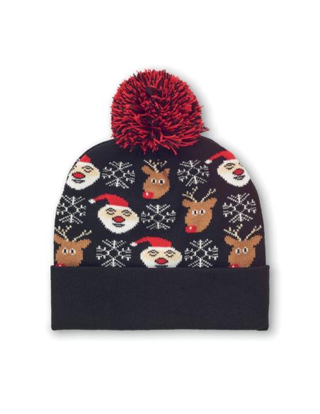 Gorro de punto navideño renos Warsaw PERSONALIZABLE