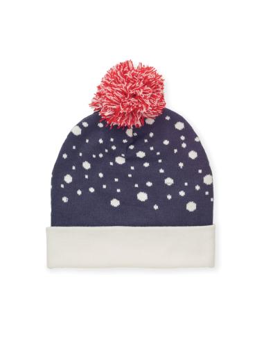 Gorro de punto navideño renos Warsaw PERSONALIZABLE