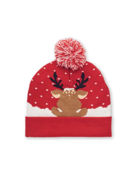 Gorro de punto navideño renos Warsaw PERSONALIZABLE