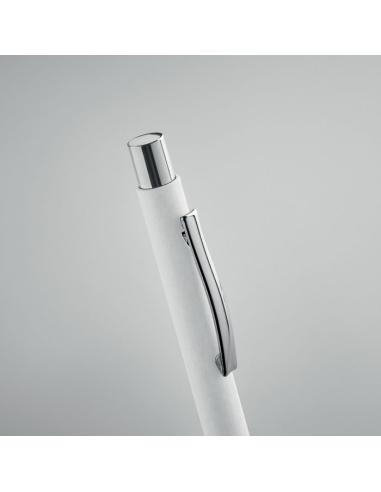 Bolígrafo automático de papel reciclado Vitoria PERSONALIZABLE