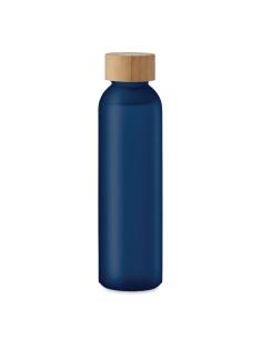 Botella de cristal esmerilado Ankara con tapa de bambú sin BPA colores 500ml PERSONALIZABLE 2