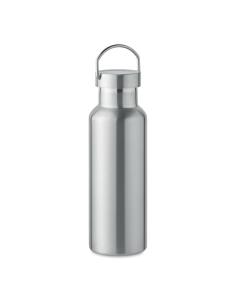 Botella agua de acero inoxidable reciclado Italy doble capa tapa con asa sin BPA 500ml PERSONALIZABLE 2
