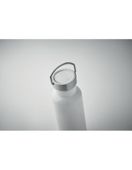 Botella agua de acero inoxidable reciclado Italy doble capa tapa con asa sin BPA 500ml PERSONALIZABLE