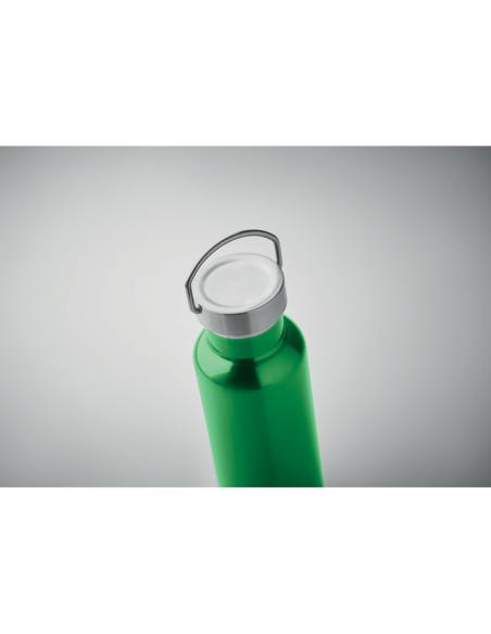 Botella agua de acero inoxidable reciclado Italy doble capa tapa con asa sin BPA 500ml PERSONALIZABLE