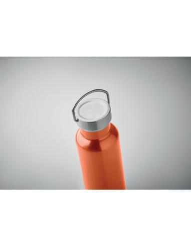 Botella agua de acero inoxidable reciclado Italy doble capa tapa con asa sin BPA 500ml PERSONALIZABLE
