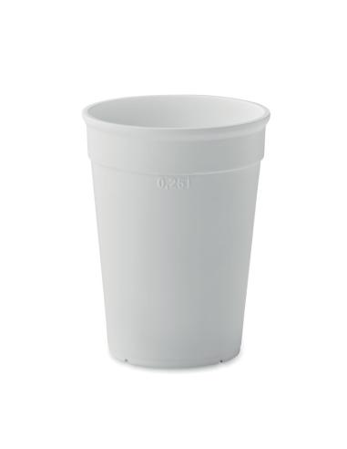 Vaso de PP reciclado 250 ml