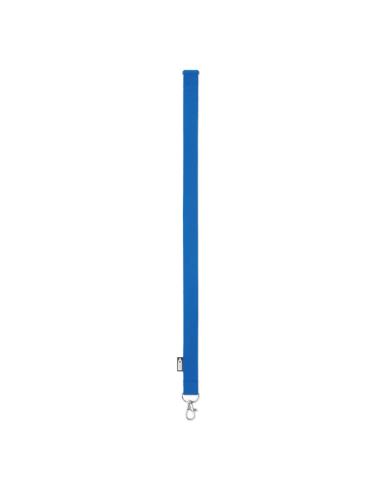 Lanyard de RPET Surabaya con mosquetón metálico y cierre de seguridad PERSONALIZABLE