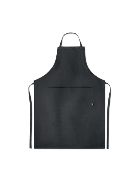 Delantal ajustable de cáñamo Banjul 200g/m2 con bolsillos PERSONALIZABLE