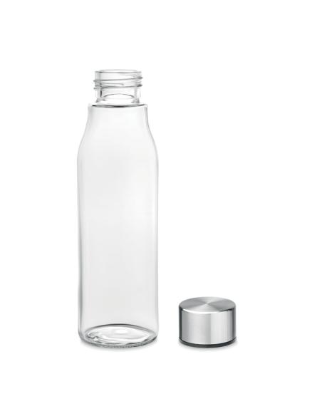 Botella de cristal con tapa de acero inoxidable Dodoma sin BPA 500ml PERSONALIZABLE