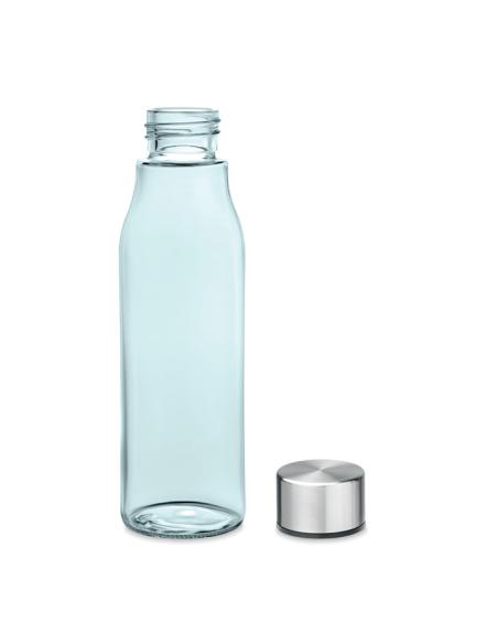 Botella de cristal con tapa de acero inoxidable Dodoma sin BPA 500ml PERSONALIZABLE