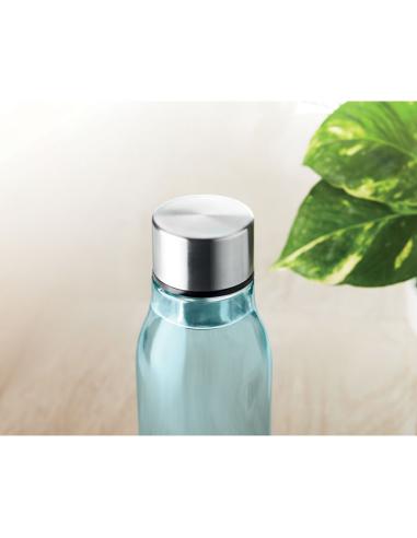 Botella de cristal con tapa de acero inoxidable Dodoma sin BPA 500ml PERSONALIZABLE