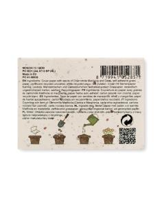 Bloc de notas auto-adhesivas Amritsar de papel de hierbas con cubierta en papel semillas PERSONALIZABLE 2