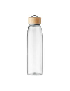 Botella de cristal con tapa de bambú Daruvar sin BPA 500ml PERSONALIZABLE 2