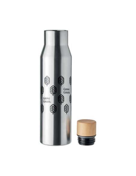 Botella agua de acero inoxidable Hanau doble capa sin BPA 500ml PERSONALIZABLE