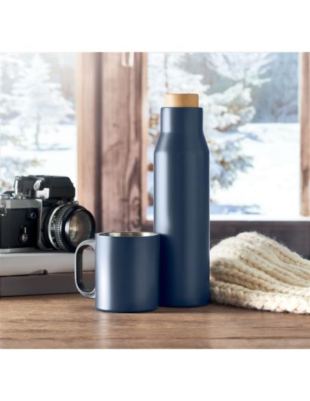 Botella agua de acero inoxidable Hanau doble capa sin BPA 500ml PERSONALIZABLE