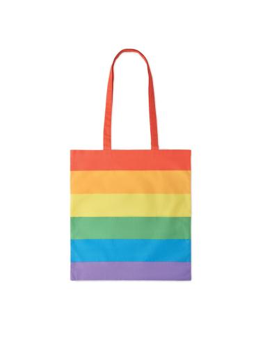 Bolsa de tela Melbourne algodón 200g/m2 arcoiris PERSONALIZABLE
