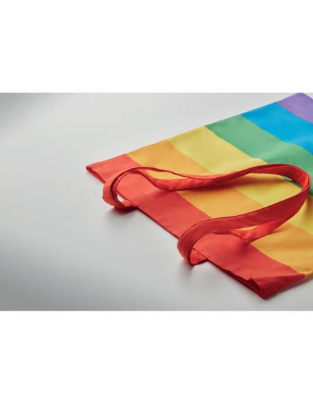 Bolsa de tela Melbourne algodón 200g/m2 arcoiris PERSONALIZABLE