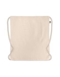 Bolsa de tela Katowice algodón orgánico con cuerdas 140g/m2 natur PERSONALIZABLE 2