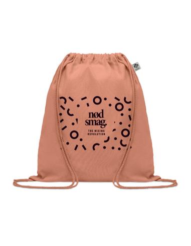 Bolsa de algodón orgánico Cardiff con cuerdas 140g/m2 PERSONALIZABLE