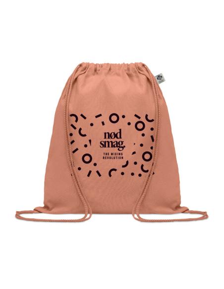 Bolsa de algodón orgánico Cardiff con cuerdas 140g/m2 PERSONALIZABLE