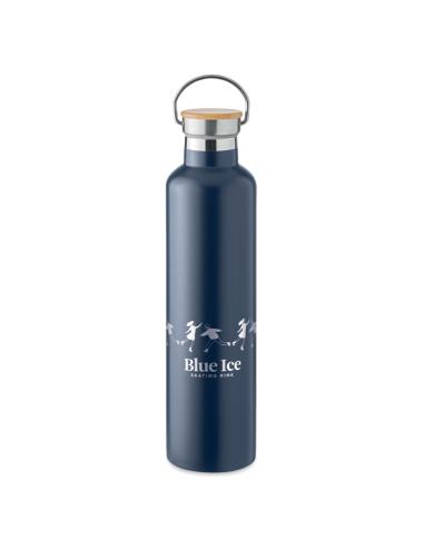 Botella agua de acero inoxidable Exeter doble capa sin BPA 1 litro PERSONALIZABLE