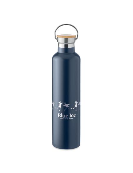 Botella agua de acero inoxidable Exeter doble capa sin BPA 1 litro PERSONALIZABLE
