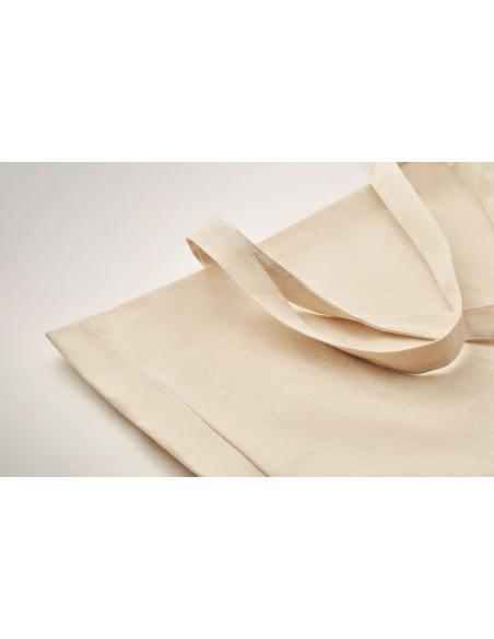 Bolsa de canvas reciclado con fuelle Dubbo 280g/m2 natur PERSONALIZABLE