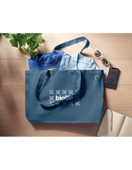 Bolsa de canvas reciclado Kutina con fuelle 280g/m2 colores PERSONALIZABLE